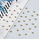 Unicraftale alrededor de 50 piezas 3mm cuentas espaciadoras rondelle 304 cuentas sueltas de acero inoxidable cuentas espaciadoras doradas rondelle fornituras de cuentas de metal para pulseras collares fabricación de joyas diy STAS-UN0008-56G-5