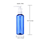 液体石鹸のための100mlの詰め替え可能なペットプラスチック空のポンプボトル  ブルー  4x15cm  容量：100ml（3.38液量オンス）。 TOOL-Q024-01B-02-3