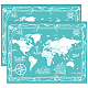 Olycraft 2 шт. 28x22 см карта самоклеящаяся трафаретная печать трафарет морская карта трафаретная трафаретная карта мира многоразовые сетчатые трафареты для переноса для футболки «сделай сам» роспись по ткани DIY-WH0338-085-1