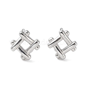 Серьги-гвоздики из нержавеющей стали 304 EJEW-Q788-04P