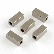 201 Stainless Steel Beads STAS-S040-02