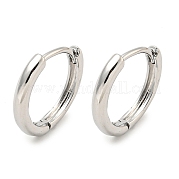 Brass Hoop Earrings EJEW-L211-08B-P