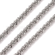 Сверкающие цепочки из цветной капусты из нержавеющей стали 304 CHS-L026-03A-P