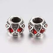 Тибетский сплав rhinestone европейский бисер PALLOY-F200-05F