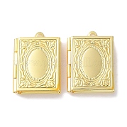 Стойки обшивки латунь медальона подвески KK-F090-04G