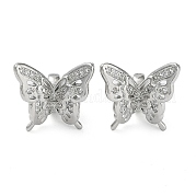 Подвески из латуни с покрытием из прозрачного кубического циркония KK-B078-03P