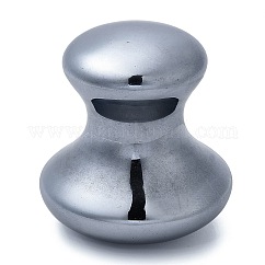 Terahercios piedra seta gua sha herramientas, masajeador energía facial herramientas de belleza, 38.5x35.4mm