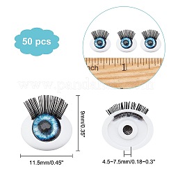 50 Paar bewegliche Augen aus 4D-Bauchmuskelpuppen&nbsp;DIY-NB0006-33