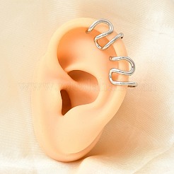 Pendientes de puño de acero inoxidable 304&nbsp;EJEW-L313-01P