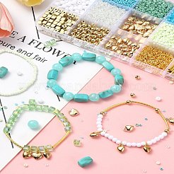 DIY-Set zur Herstellung von Armbändern aus gestapelten Perlen im Böhmen-Stil&nbsp;DIY-YW0011-36