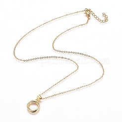 Collane a catena in acciaio inossidabile 304&nbsp;NJEW-G335-43G
