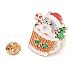 Weihnachtsmotiv-Emaille-Pins&nbsp;JEWB-S027-01B