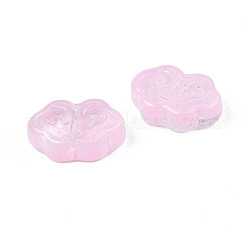 Perle di vetro verniciate a spruzzo trasparente&nbsp;GLAA-S054-011A