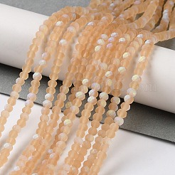 Chapelets de perles en verre imitation jade&nbsp;EGLA-YW0003-19A-20