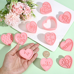 Valentinstag-Keksausstecher aus Kunststoff&nbsp;DIY-HY0003-56D