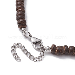 Collane con ciondolo in cristallo di quarzo lunare per donna&nbsp;NJEW-JN04664-01