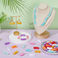 DIY-Kits zur Herstellung von Armbändern aus gebogenen Acrylperlen&nbsp;DIY-NB0013-06