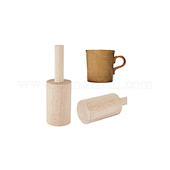 Tassenformen aus Holz&nbsp;WOOD-WH0029-89B