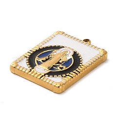 Pendentifs en acier inoxydable 304 émaillés&nbsp;STAS-E203-01G-02