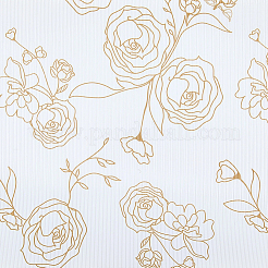 Revestimiento antideslizante de EVA con estampado de flores para estantes&nbsp;AJEW-WH20018-261B