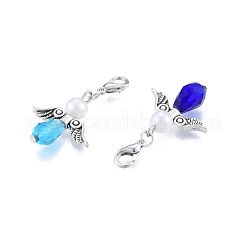 Decorazione ciondolo angelo in lega e cristallo&nbsp;KEYC-B014-01