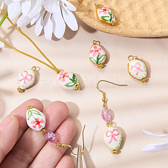 8 pendentif en porcelaine fait main&nbsp;PALLOY-SW00139