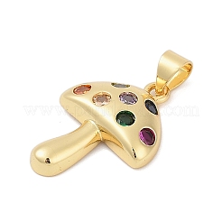Colgante micropavé cubic zirconia de latón&nbsp;KK-A241-05G