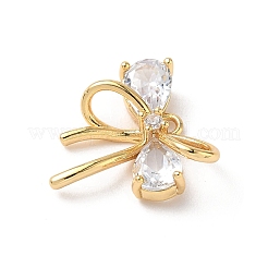 Messing Mikro ebnen Zirkonia Anhänger&nbsp;KK-D504-13B-G