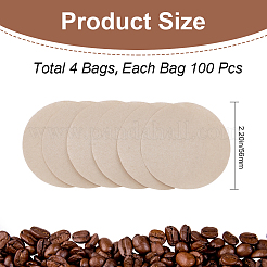 100 Stück Papierkaffeefilter&nbsp;FIND-WH0423-58A