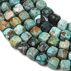 Natur hubei türkisfarbenen Perlen Stränge&nbsp;G-B175-C03-6x6mm