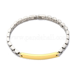 Bracelets à maillons en acier inoxydable 304&nbsp;BJEW-R018-21GP