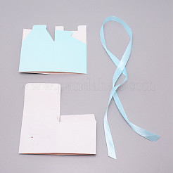 Quadratische Bonbonboxen aus Papier&nbsp;CON-WH0084-10