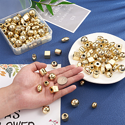 100pcs 10 Arten UV-Beschichtung europäische Acrylperlen&nbsp;PACR-FW0001-01
