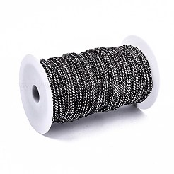 Zweifarbige geflochtene Polyesterschnüre&nbsp;OCOR-S127-001B