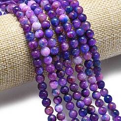Chapelets de perles en jade de malaisie naturelle&nbsp;G-L645-A01-6mm-03