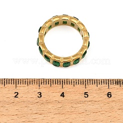 304 Edelstahl Pavé-Fingerringe mit Zirkonia für Damen&nbsp;SA-CBAABBA-08D-G