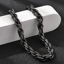 Bracelets en acier inoxydable 304 pour femmes et hommes&nbsp;BJEW-A031-04F-AS