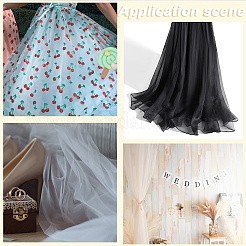 5 Yards Polyester-Organza-Stoff&nbsp;DIY-CY0001-09C
