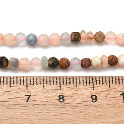 Natur gemischten Edelsteinperlen Stränge&nbsp;G-RM2025-A43-3mm