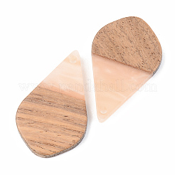 Colgantes de resina opaca y madera de nogal&nbsp;RESI-S389-035A-C02