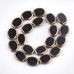 Chapelets de perles en verre électroplaqué&nbsp;X-EGLA-S188-03A