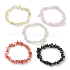12 set di braccialetti elasticizzati con perline e pietre preziose naturali miste costellazione per donna e uomo&nbsp;BJEW-JB10264-10