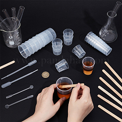 90 taza medidora de plástico de 3 estilos con 20 pipetas de transferencia de plástico desechables&nbsp;FIND-OC0014-01