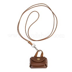 Mini-Kopfhörertasche aus PU-Leder&nbsp;NJEW-G198-01A