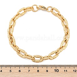 Bracciali a catena in acciaio inossidabile 304 per donna e uomo&nbsp;BJEW-F488-33G