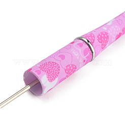 Tema san valentino motivo a cuore in plastica con penna a sfera in ferro&nbsp;FIND-D032-01D