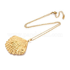 Colliers pendentifs en acier inoxydable 304&nbsp;NJEW-T018-13G