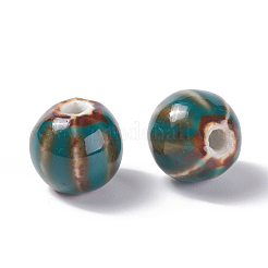 Perles en porcelaine manuelles&nbsp;X-PORC-S498-24-M
