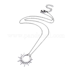 Colliers pendentifs en acier inoxydable 304 anti-ternissement&nbsp;NJEW-Z007-01P