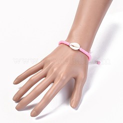 Bracciali intrecciati a mano in perle di argilla polimerica&nbsp;BJEW-JB04318